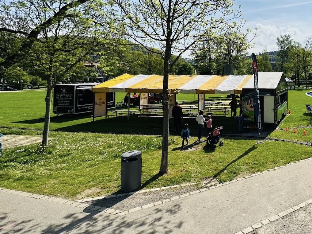 Radlerhütte · Bierwagen
